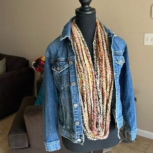 Handmade Crochet Braided Infinity Scarf